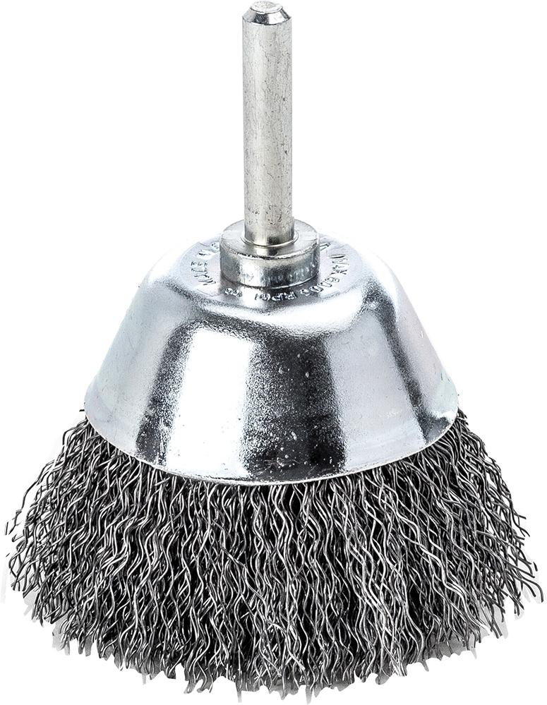 LESSMANN Schaft-Flächenbürste Stahldraht gew. 70x0,3mm