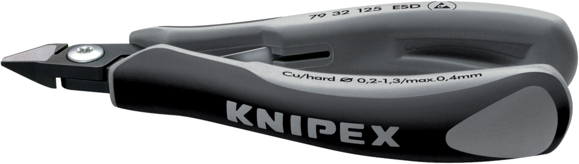 KNIPEX 79 42 125 ESD Präzisions- Elekt.-Seitenschneider ESD brün. 125 mm