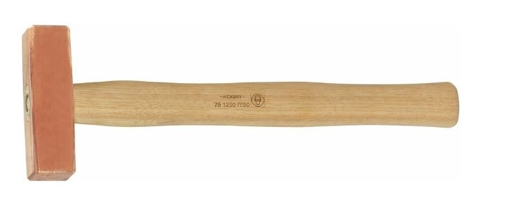 Kupferhammer 250g mit Hickorystiel Haso