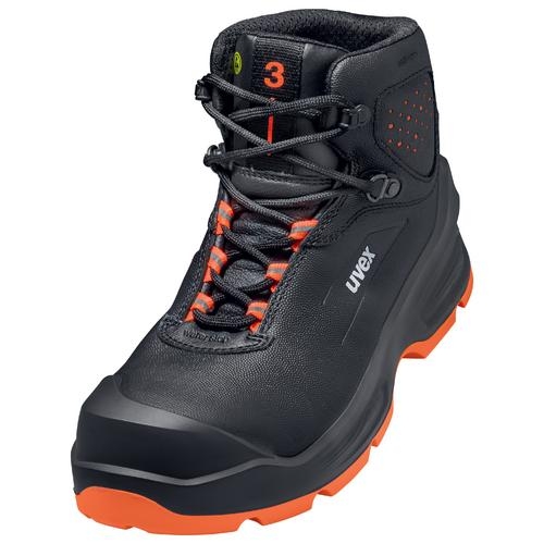 UVEX 3 Sicherheits-Stiefel Gr. 44 W11 S3 ESD SR schw/orange 6873.2