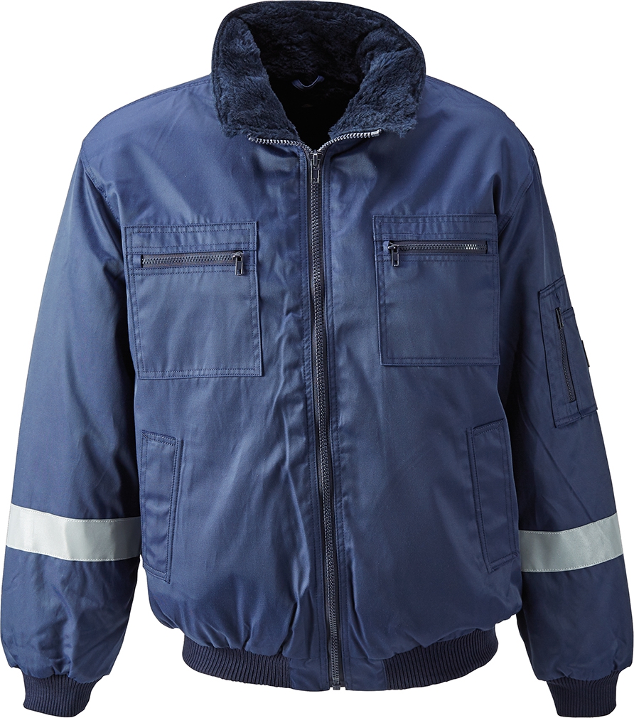 MASCOT Pilotenjacke ALASKA ,marine Gr. L inkl Reflexstreifen auf Ärmel