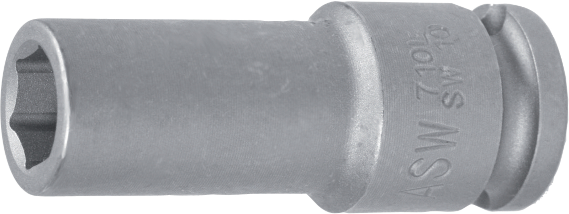 ASW Kr.-Steckschl.-Eins. 3/8" Schlüsselweite 10mm lang, Länge 50mm