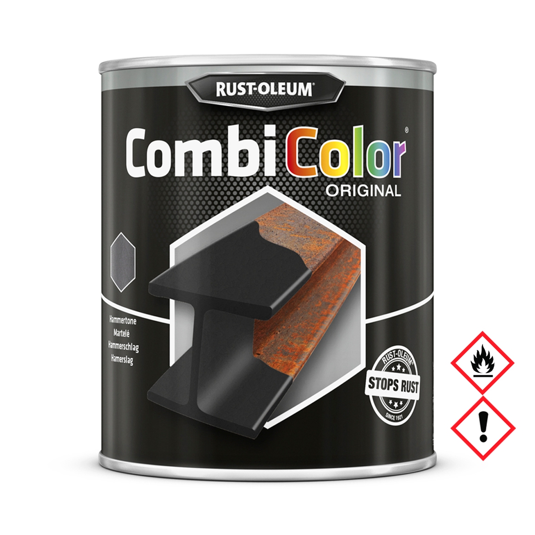Rust-Oleum Combicolor Metall tiefschwarz 7379.0,75 Ltr. RAL 9005 black