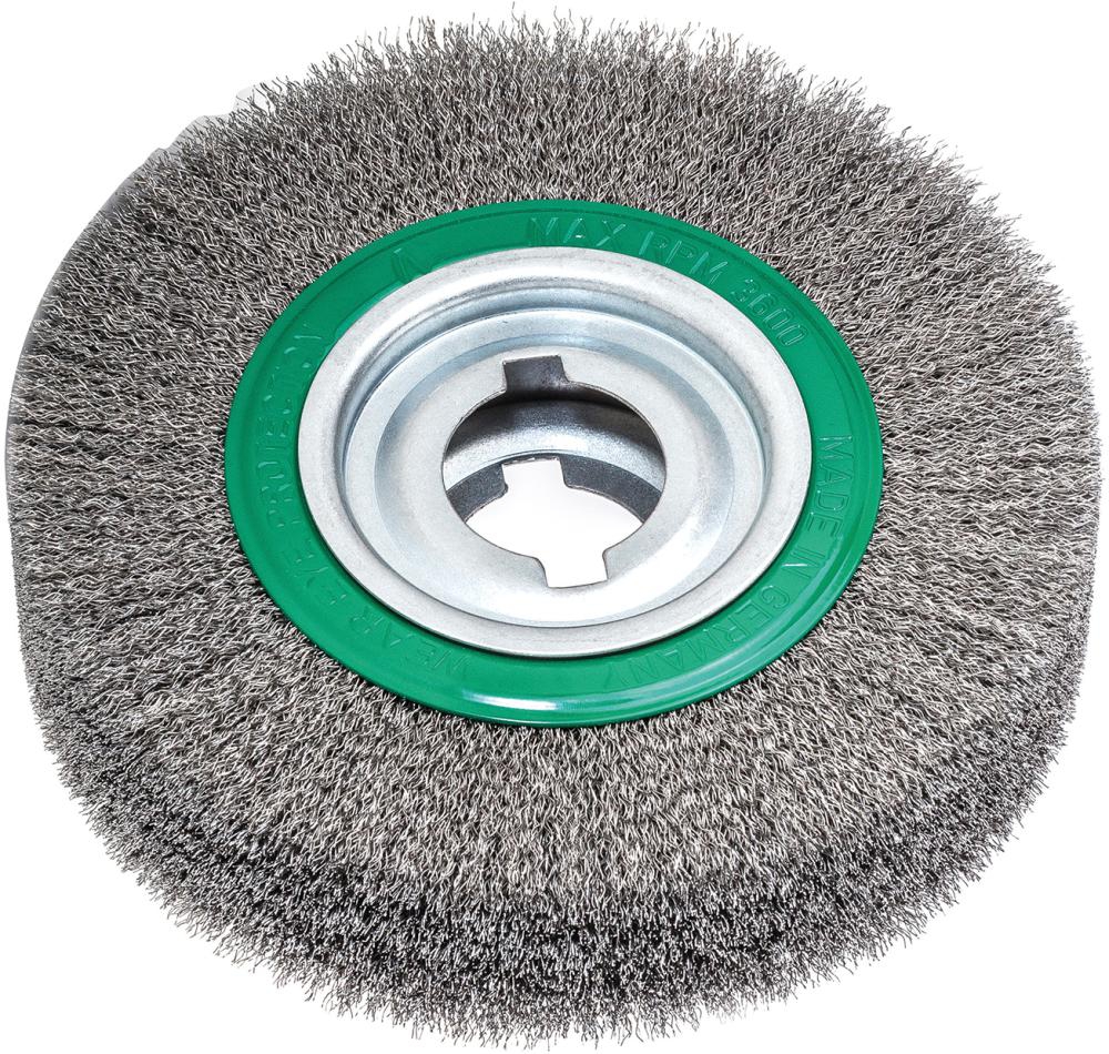 LESSMANN Rundbürste rostfrei 250x60mm, gewellt 0,35mm