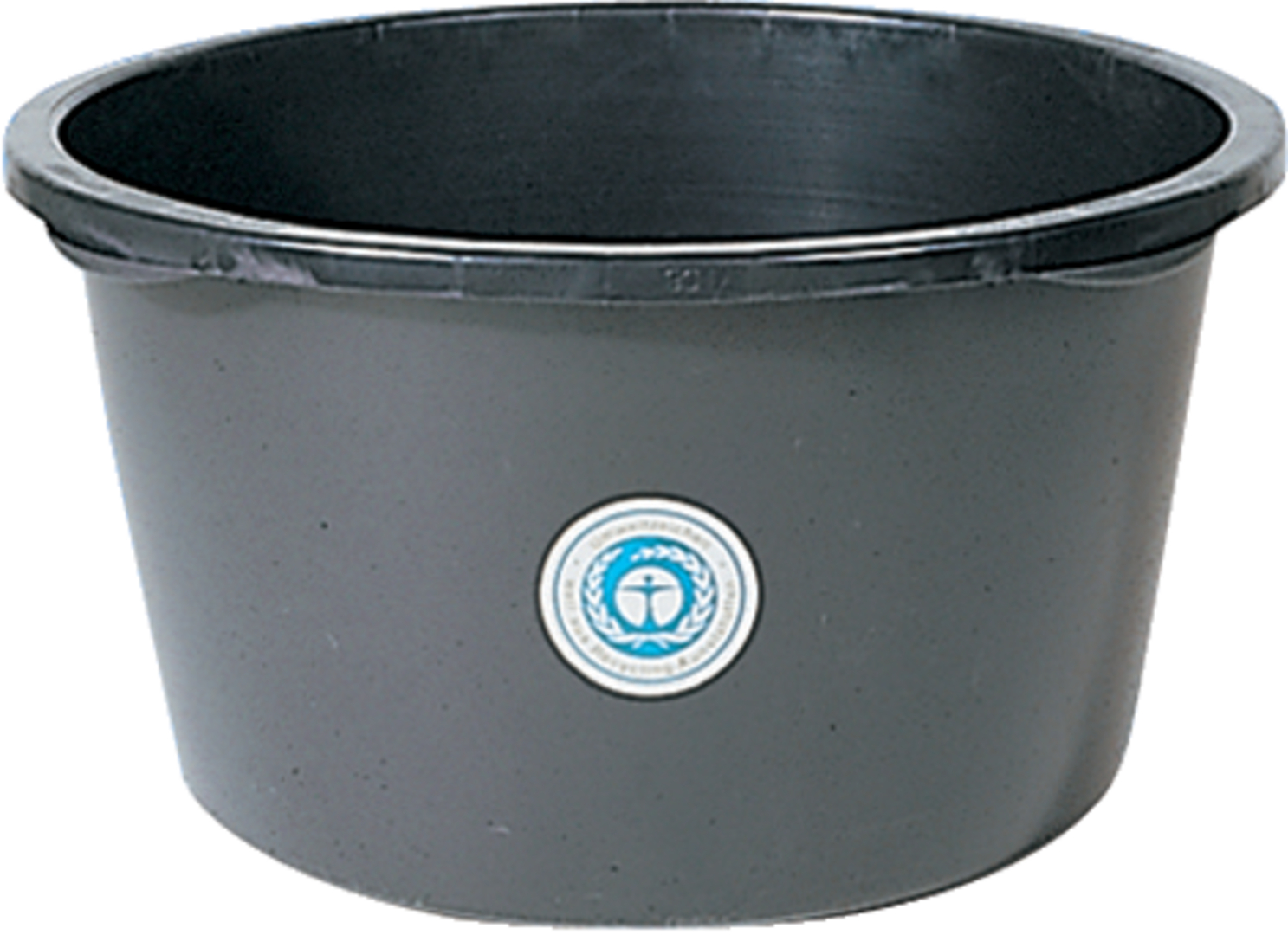 Mörtelkübel 65L schwarz, rund, L-Skala