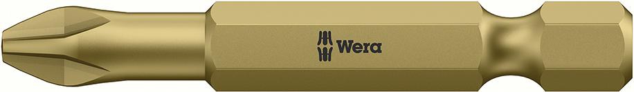WERA Bit Kreuzschlitz BiTorsion 1/4", PH 1 x 50 mm, extrahart