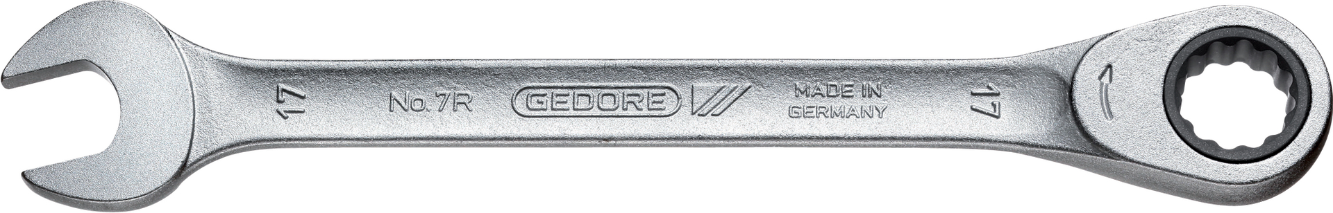 GEDORE Maulschlüssel mit Ringratsche UD-Profil 9mm, 7 R 9, 2297078