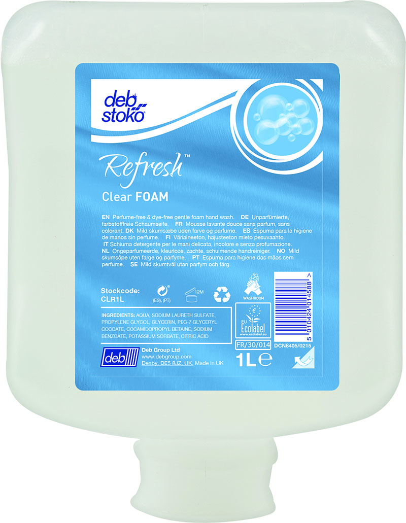 SC JOHNSON Schaumseife CLEAR FOAM PURE 1.000 ml Kartusche, CLR1L