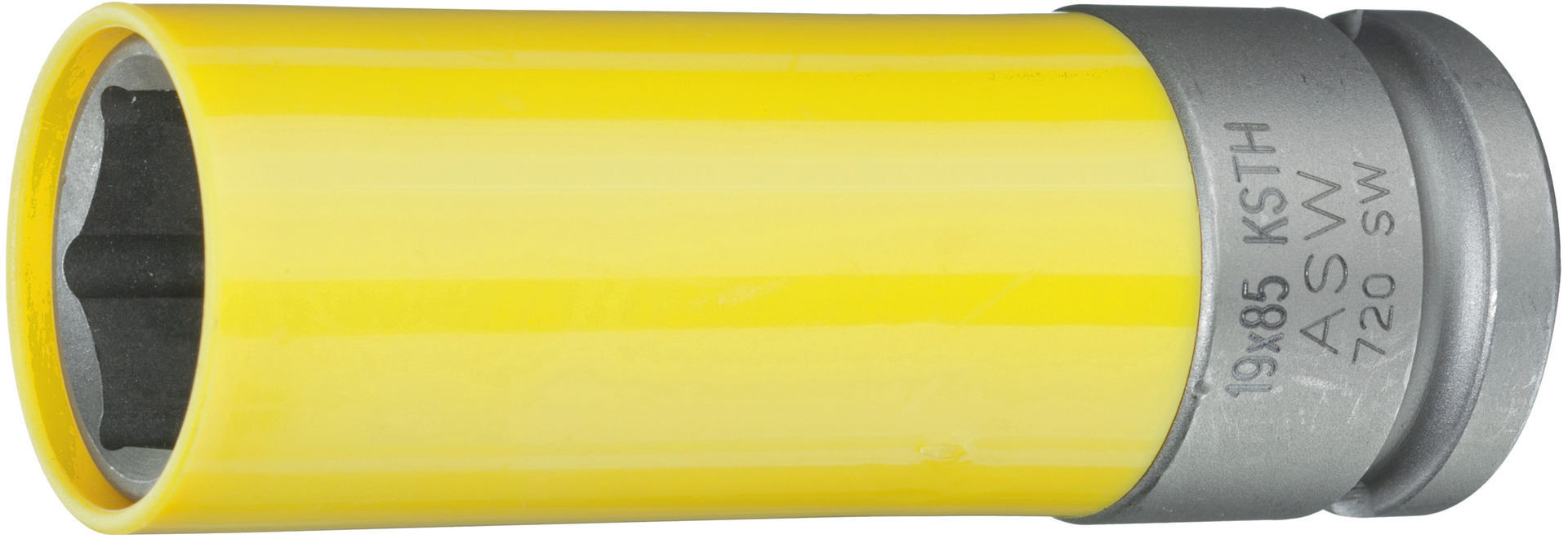 ASW Kraft-Stecks.-Eins. 1/2" 19 x 85mm LM-Felge, gelb