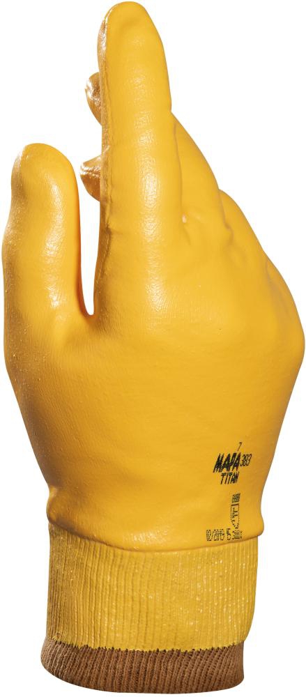 Handschuh Titan 383, Gr. 8, gelb