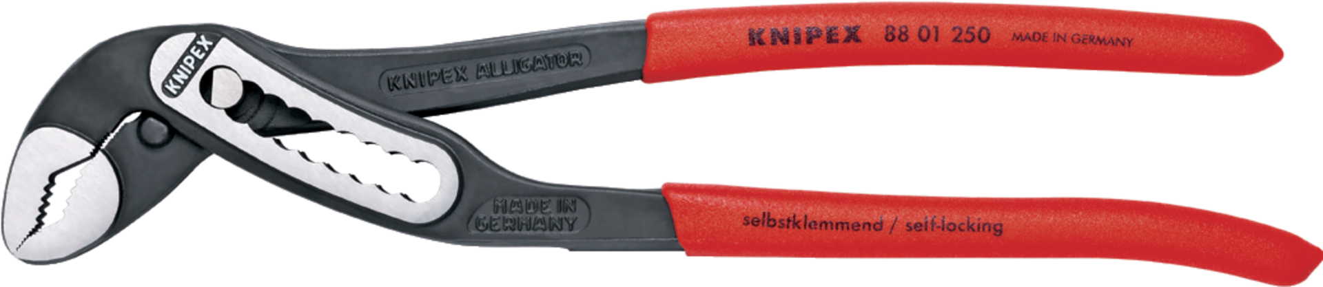 KNIPEX 88 01 180 Alligator Wasserpumpenzange KST überz atra. 180 mm