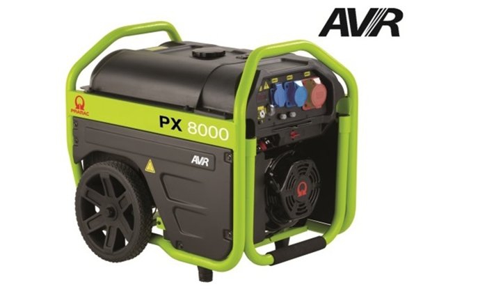 PRAMAC Stromerzeuger PX 8000, Benzin THI AVR 230V/400V, E-Start