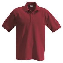 Classic Polo Shirt Piqué aus 100% BW, weinrot,  Gr. S
