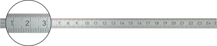 Stahlmassstab 1000x30 mm rostfr. FORMAT