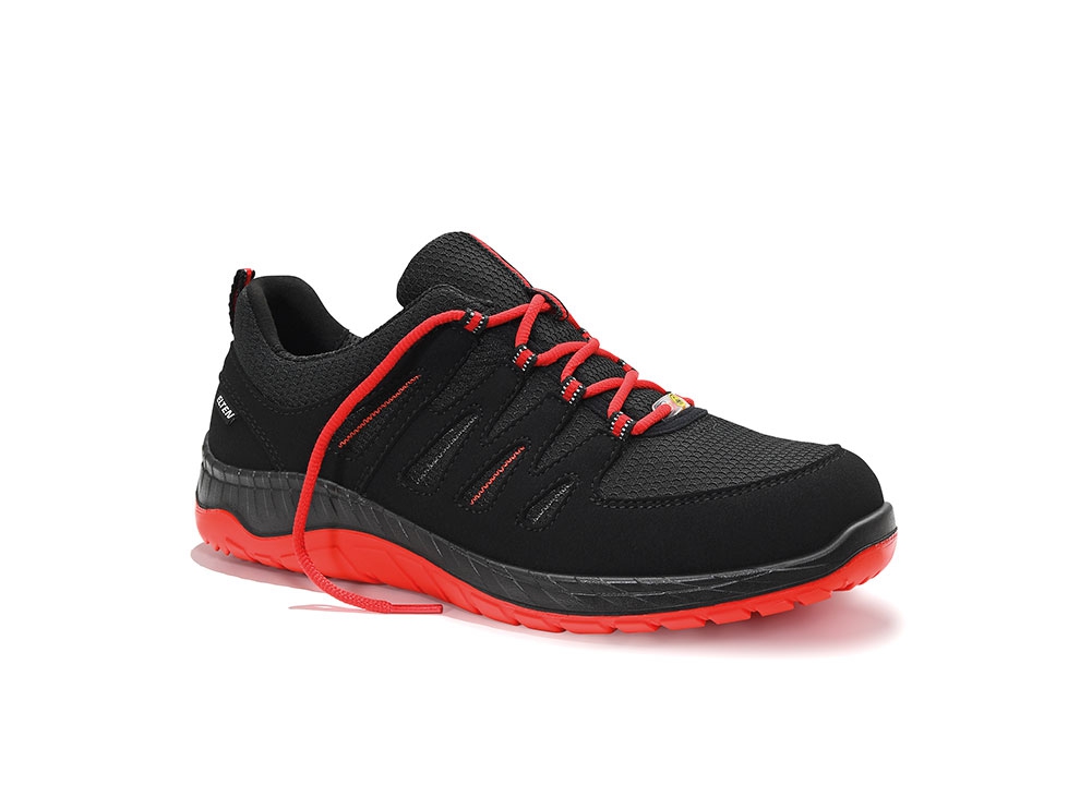 ELTEN Sicherheitshalbschuh 729561 MADDOX black-red Low ESD S3, Gr. 37