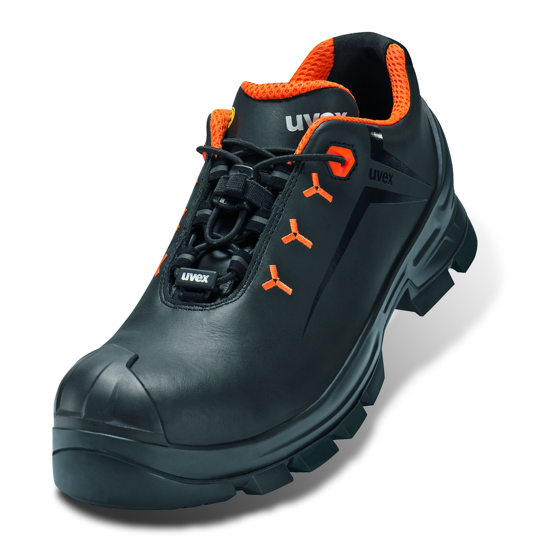 UVEX 2 MACSOLE Sicherheits-Halbschuh Gr. 42 W11 S3L ESD SR HRO schw/or 6522.2