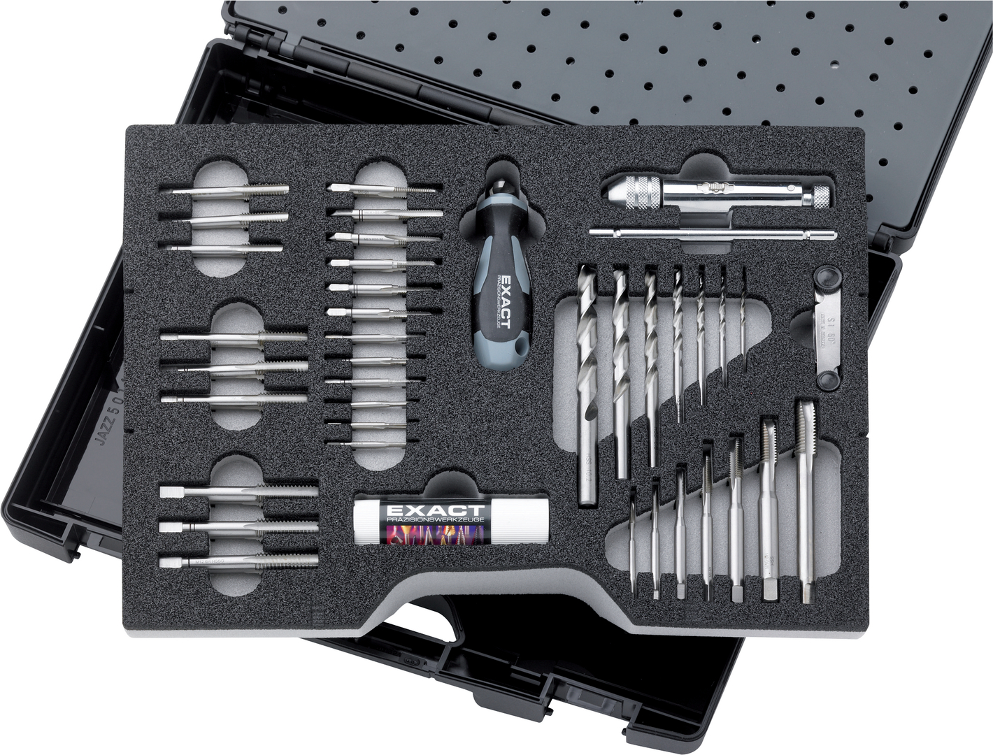 EXACT Gewindesortiment inkl. Koffer GS 61, 61-teilig, HSS