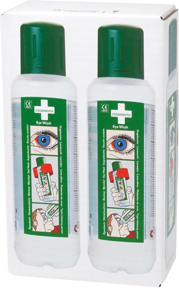 Nachfüllset Augenspülstation Eye Wash 2 x 500ml Kunststoffflasches
