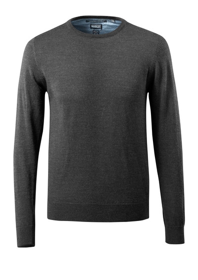 MASCOT Frontline Strick-Pullover Gr. L dkl.anth/hellgr Merino 50636-989