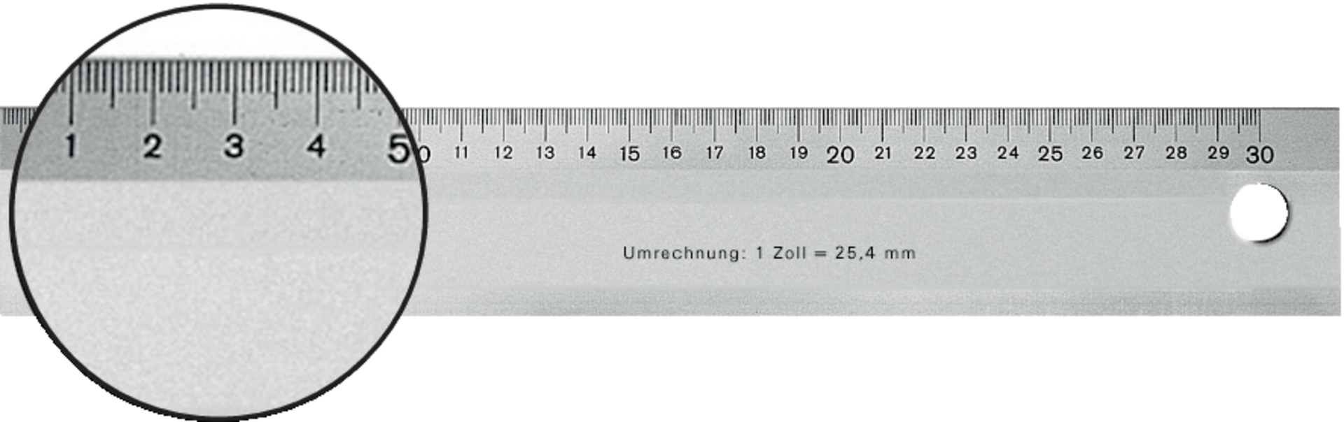 FORMAT Leichtmetall-Maßstab 600mm