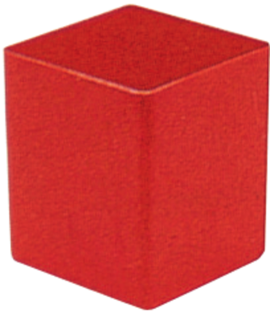 Einsatzkasten 54x54x63 mm rot