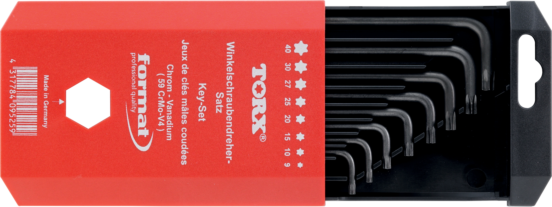 Torx-Schraubendreher-Satz Torx T 9-T40 FORMAT