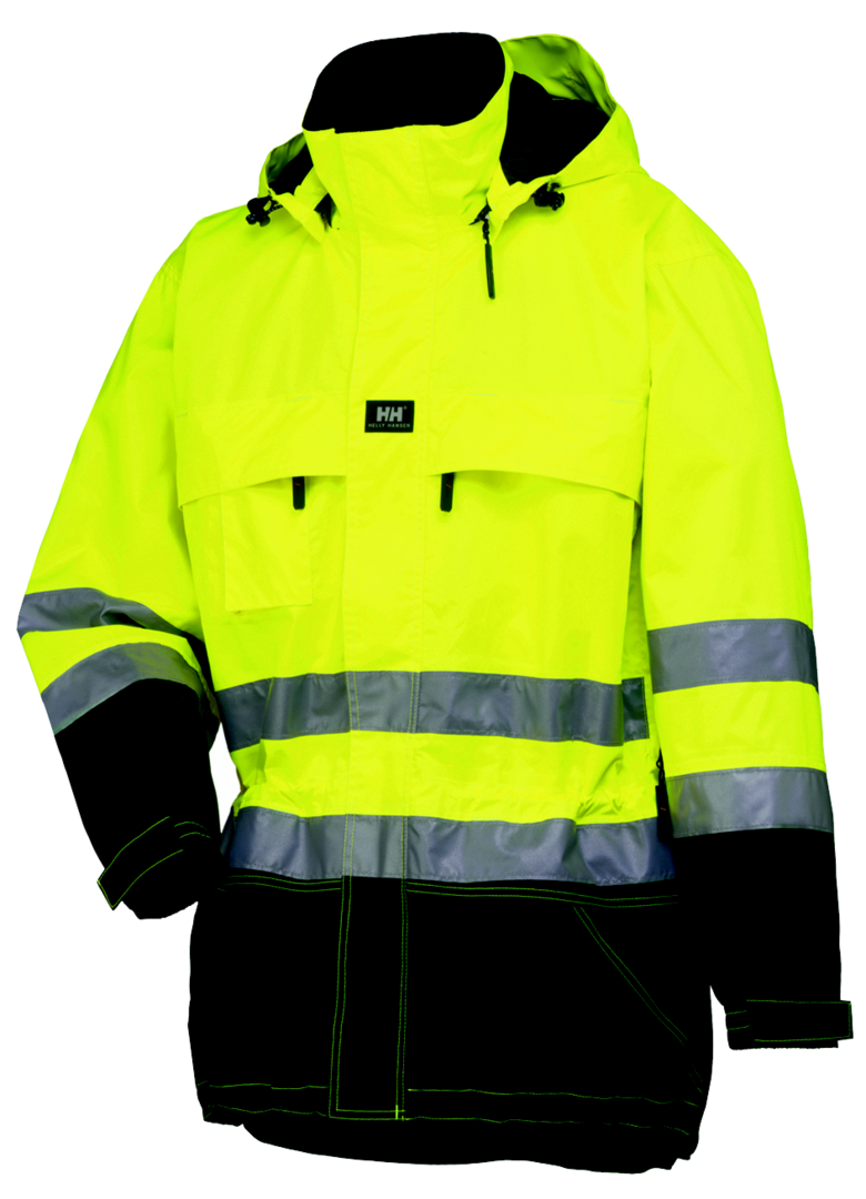 HELLY HANSEN Warnschutz-Parka LUDVIKA warngelb/anthrazit, Gr. 3XL