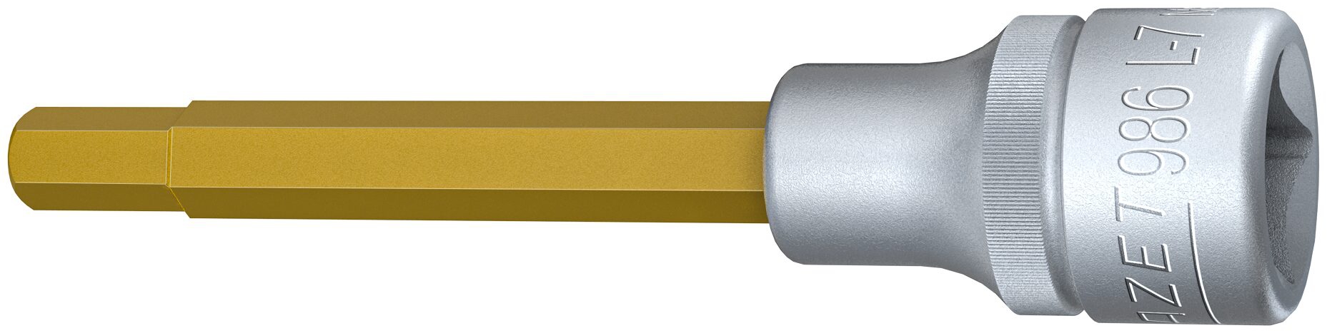 HAZET Schraubendrehereinsatz 1/2" Innensechskant, 7x100mm