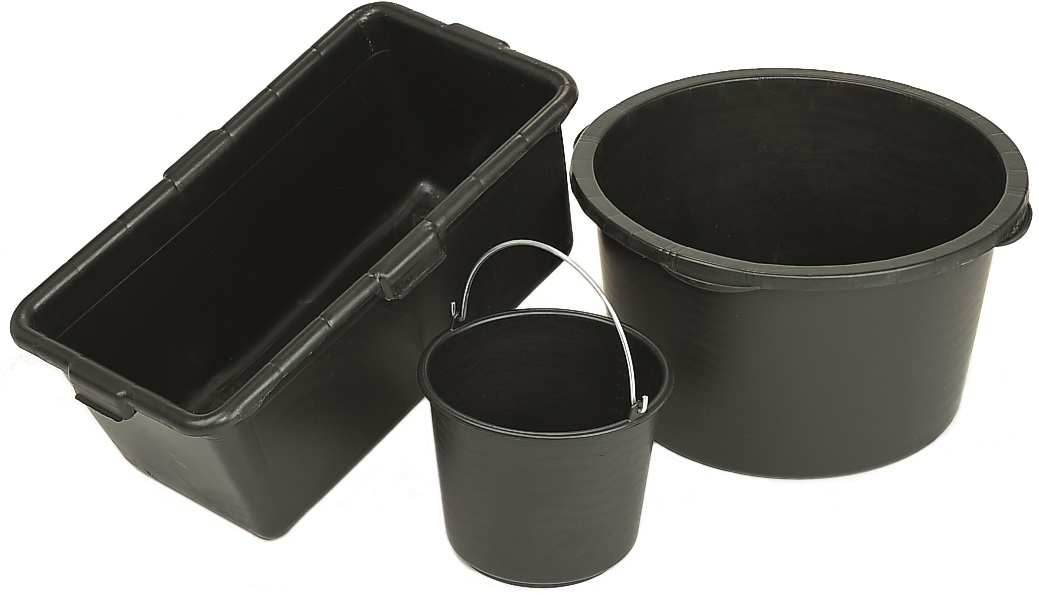 Baueimer 10 l, schwarz