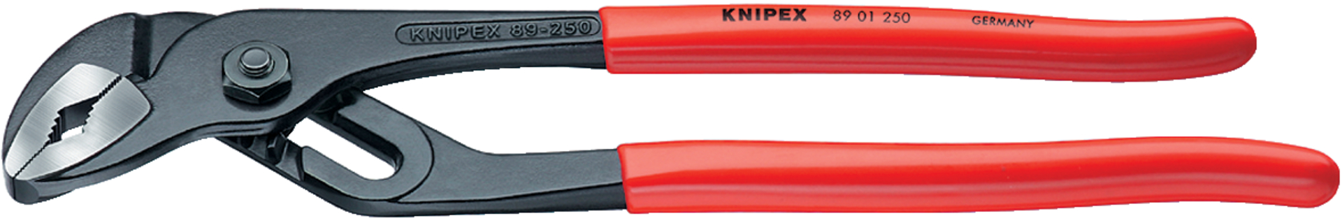 KNIPEX 89 01 250 Wasserpumpenzange mit Rillengelenk schwarz atramentiert 250 mm