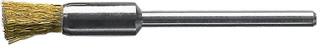 LESSMANN Miniatur-Pinselbürste Messing gew. 5x0,1mm
