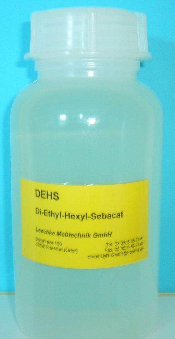 Aerosol DEHS Di-Ethyl-Hexyl-Sebacat 500ml-Weithalsflasche