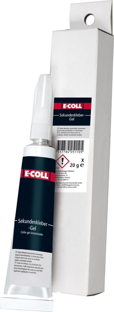 E-COLL Sekundenkleber Gel 20g