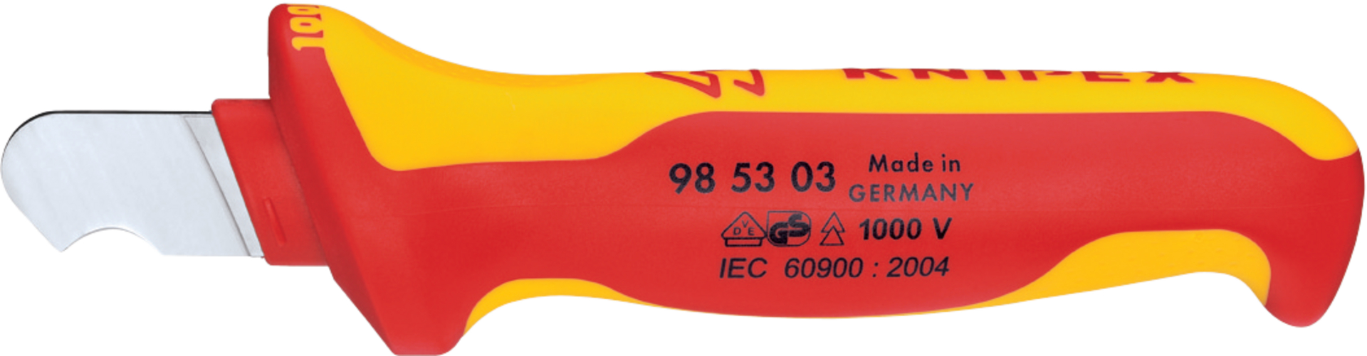 KNIPEX 98 53 03 Abmantelungsmesser isolierender Mehrko.-Griff, VDE 170 mm