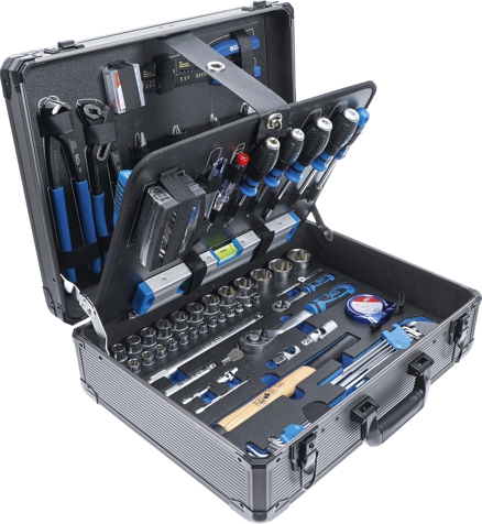 BGS Profi-Werkzeugsatz im ALU-Koffer | Werkzeug-Sets