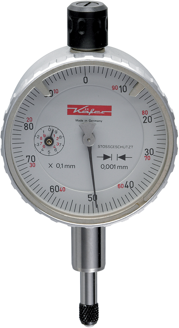 Feinmessuhr m. Feinzeigermesswerk KM1101 D 40 mm Käfer