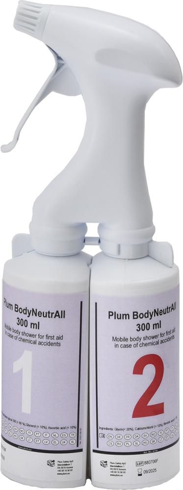 PLUM Dekontamination Sprühflasche Bodyneutral 2x300 ml