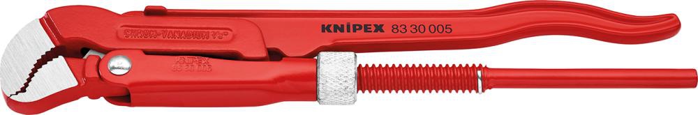KNIPEX 83 30 005 Rohrzange S-Maul rot pulverbeschichtet 245 mm