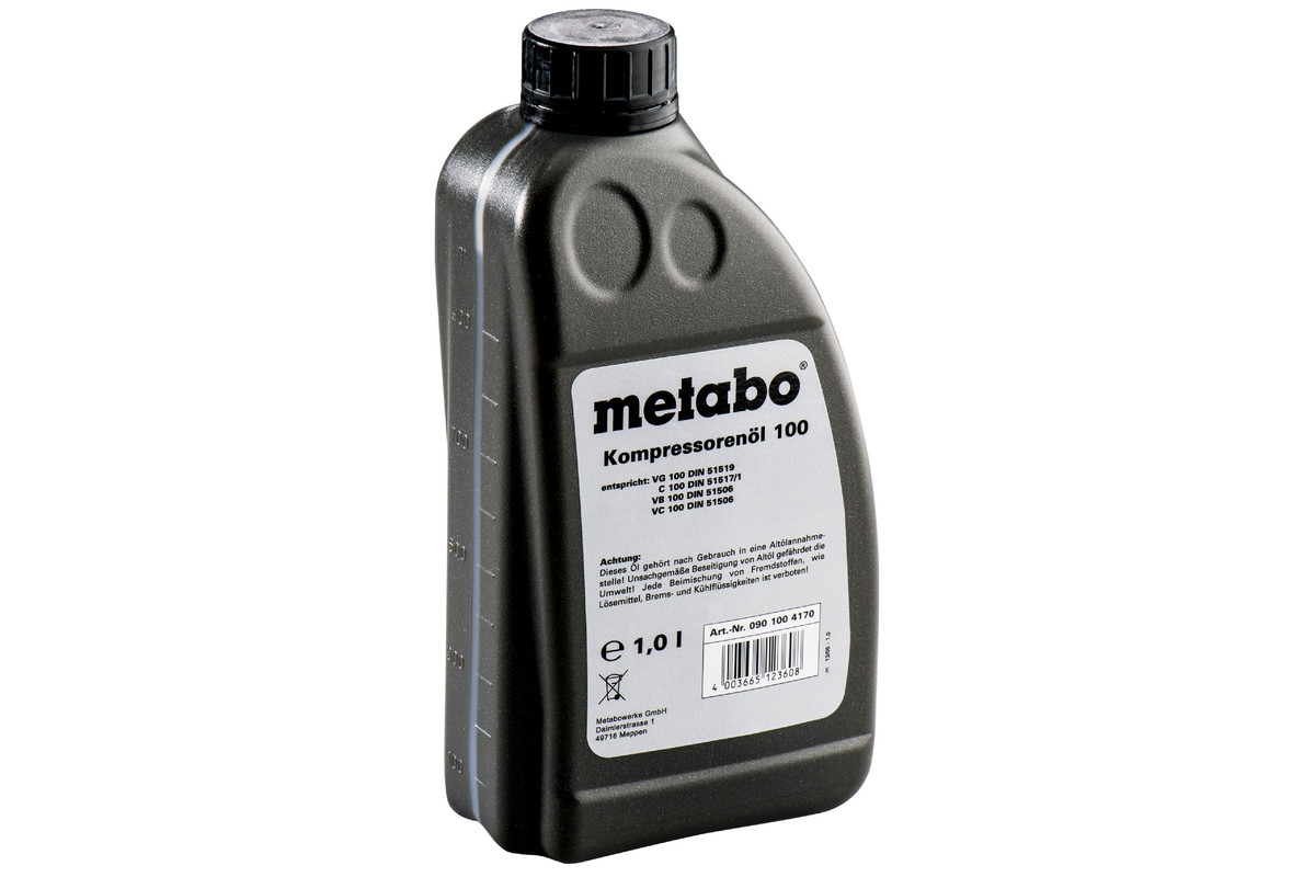 METABO Kompressoröl 1 Liter für Kolbenverdichter