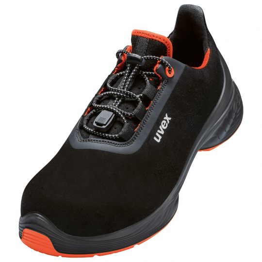 UVEX 1 G2 Sicherheits-Halbschuh Gr. 47 W11 S2 ESD SR schw/rot 6849.8