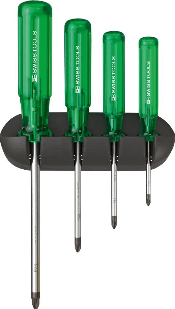 PB Swiss Tools Schraubendreher-Satz Classic 4-teilig PZ
