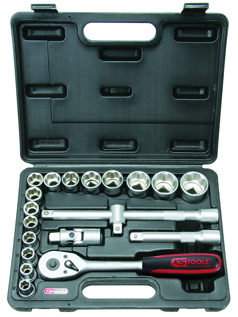 KS TOOLS 1/2" Steckschlüssel-Satz 20-teilig