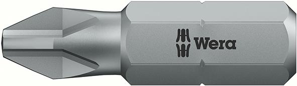 WERA Bit für Kreuzschlitzschrauben PH 1/4", PH 4 x 32 mm, zähhart