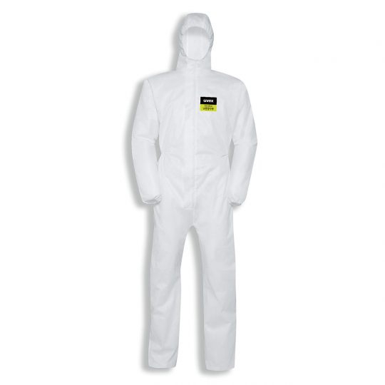 UVEX Einweg-Overall 5/6 air 98173 Chemikalienschutz 5/6, weiß, Gr. L