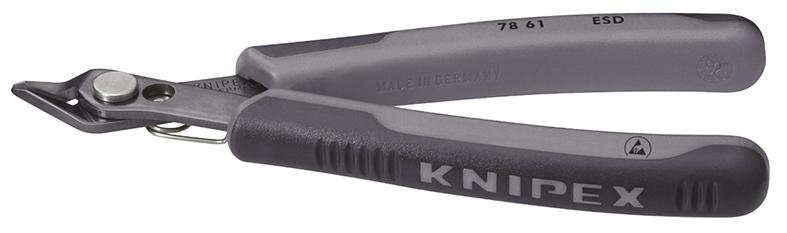 KNIPEX 78 61 140 ESD Electronic Super Knips XL ESD Mehrko.-Hülle brün. 140 mm