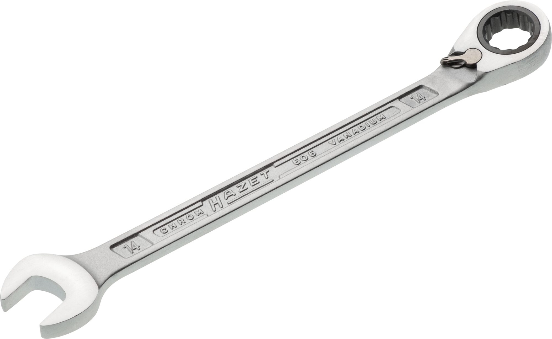 HAZET Knarren-Ring-Maulschlüssel 606 14 mm