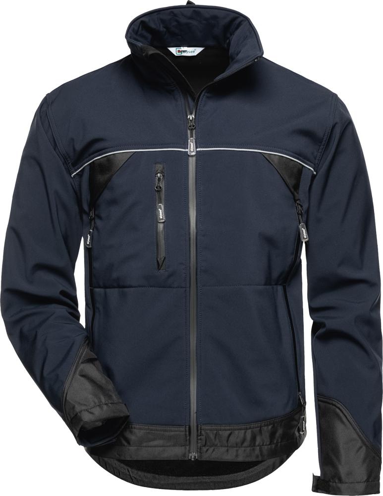 Jacke Gamma, Softshell, Gr.XL, marine/schwarz