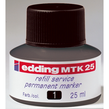 edding Nachfülltusche MTK 25 4-MTK25001 25ml schwarz