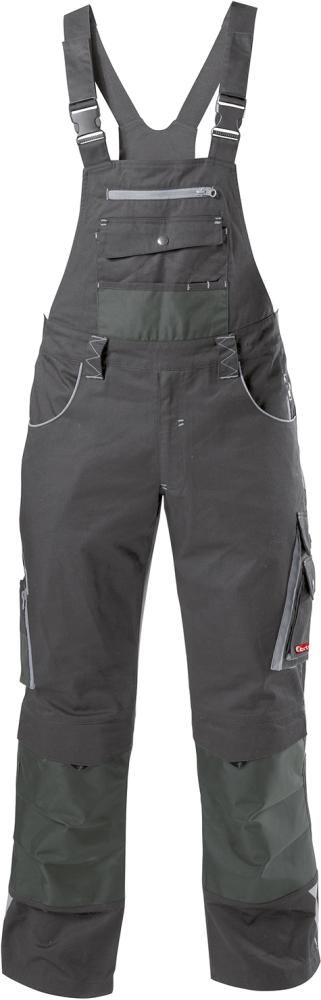 FORTIS Latzhose 24 dunkelgrau/hellgrau, Gr.33