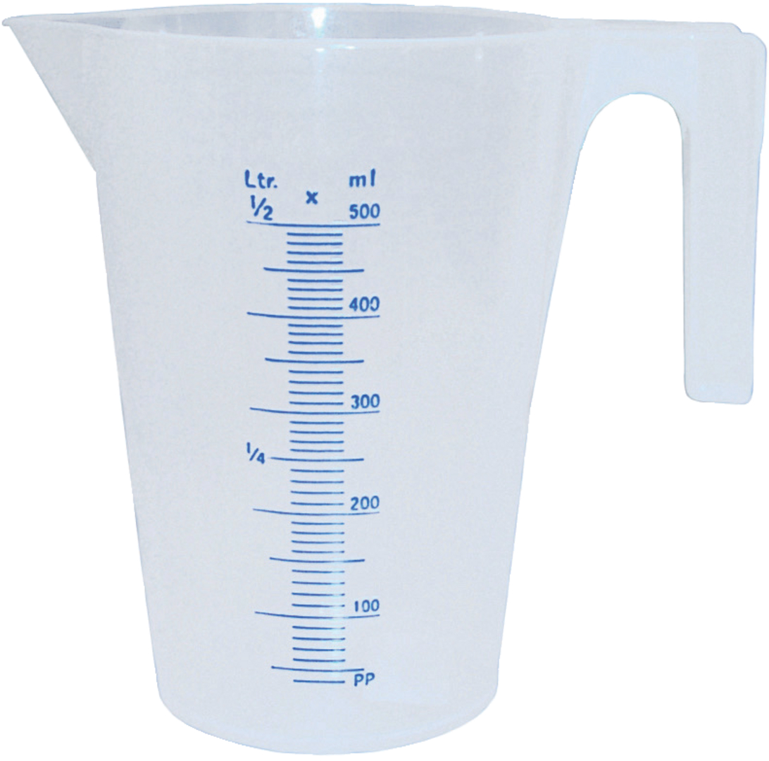 PRESSOL Messbecher Polypropylen 1 l transparent